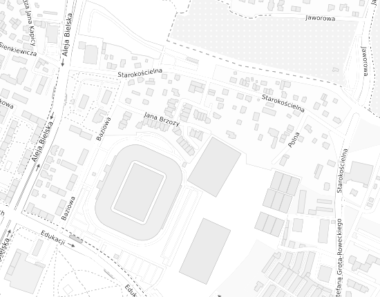Mapa z adresem organizacji