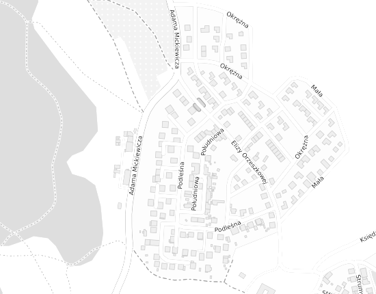 Mapa z adresem organizacji