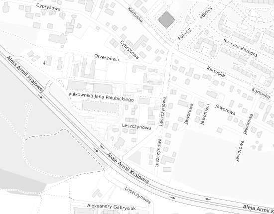 Mapa z adresem organizacji