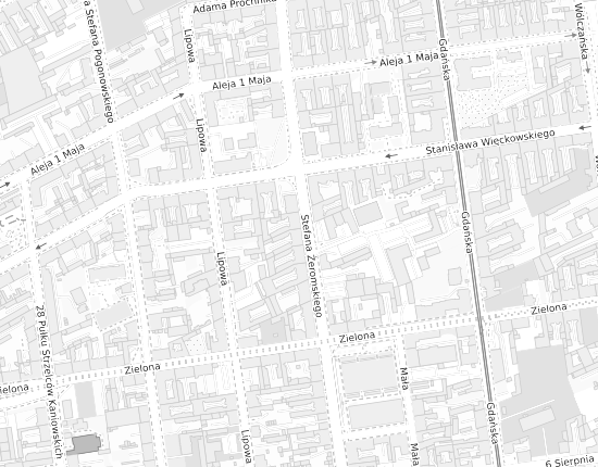 Mapa z adresem organizacji