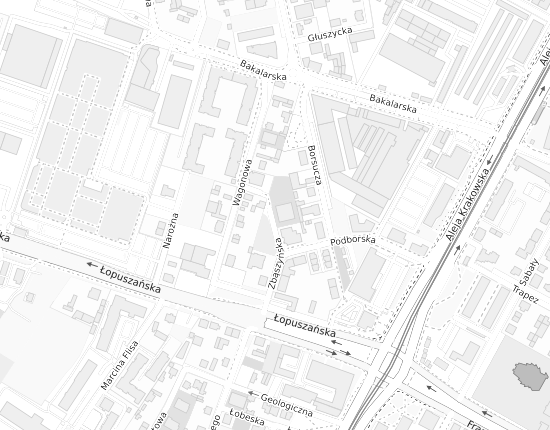 Mapa z adresem organizacji
