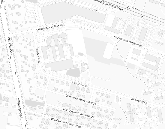Mapa z adresem organizacji