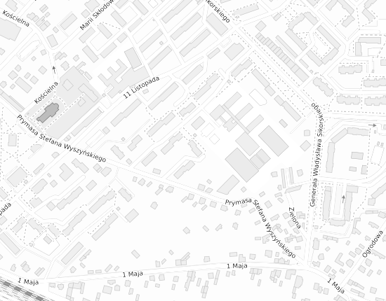 Mapa z adresem organizacji