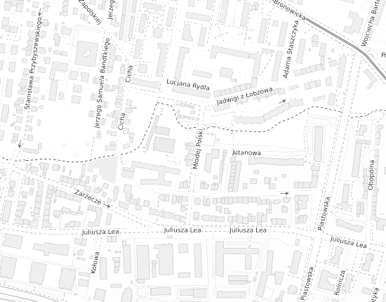 Mapa z adresem organizacji