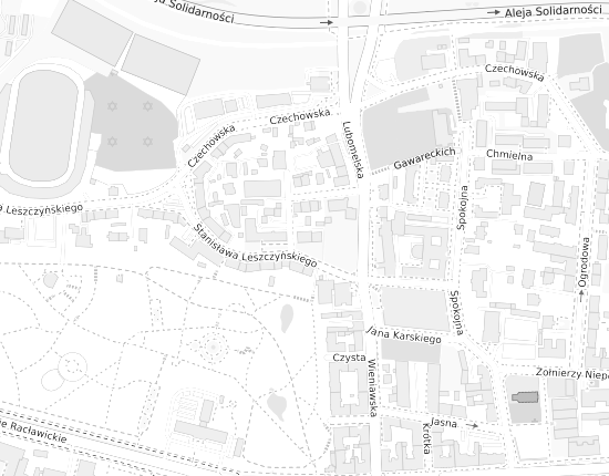 Mapa z adresem organizacji