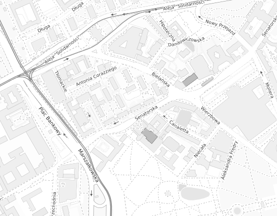 Mapa z adresem organizacji