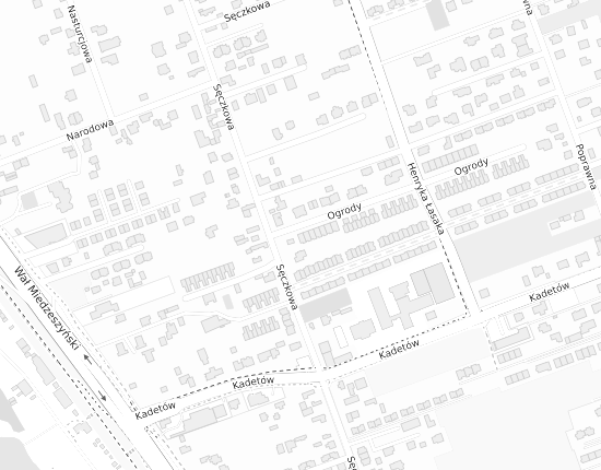 Mapa z adresem organizacji
