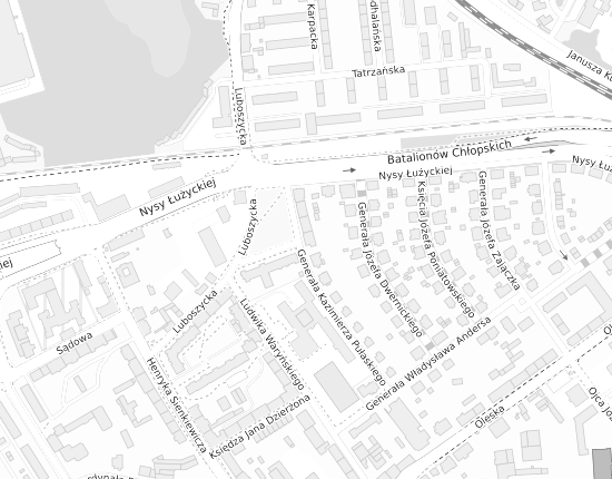Mapa z adresem organizacji