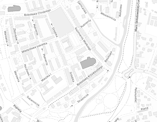 Mapa z adresem organizacji