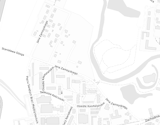 Mapa z adresem organizacji