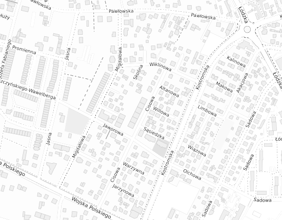 Mapa z adresem organizacji