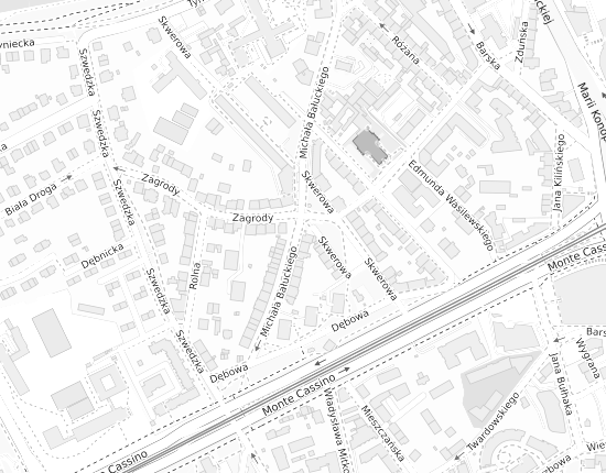 Mapa z adresem organizacji