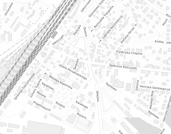 Mapa z adresem organizacji