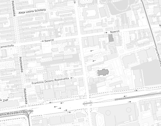 Mapa z adresem organizacji
