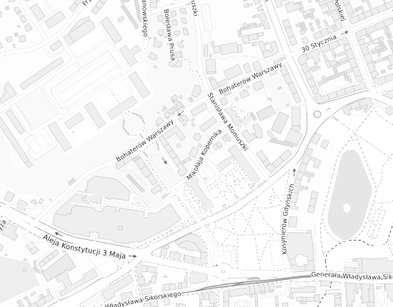 Mapa z adresem organizacji