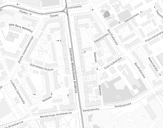Mapa z adresem organizacji