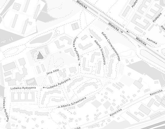 Mapa z adresem organizacji