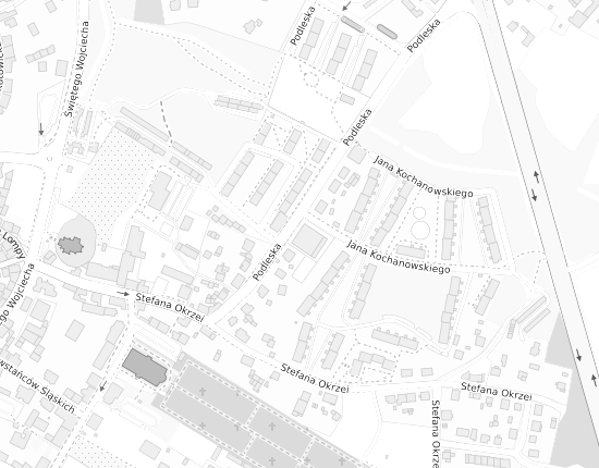 Mapa z adresem organizacji