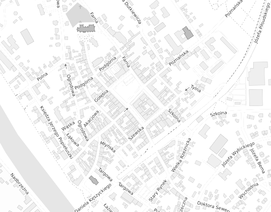 Mapa z adresem organizacji