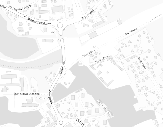 Mapa z adresem organizacji