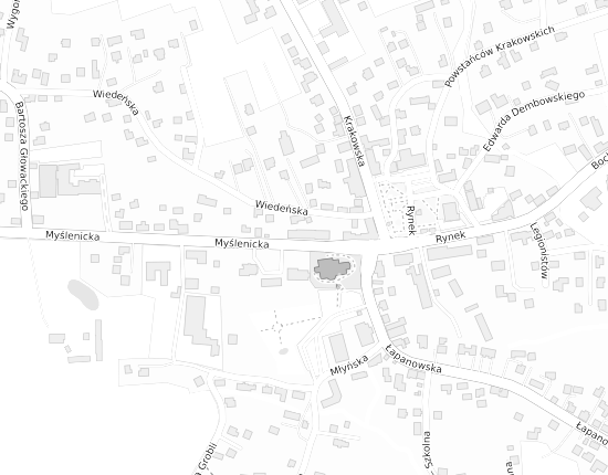 Mapa z adresem organizacji