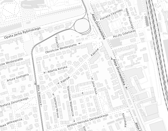 Mapa z adresem organizacji