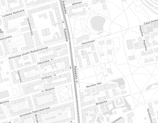 Mapa z adresem organizacji
