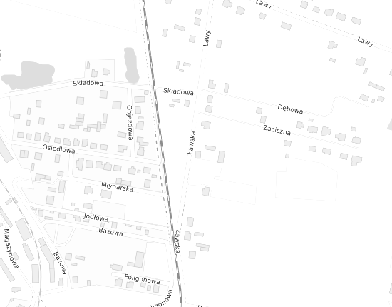 Mapa z adresem organizacji