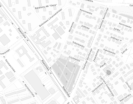 Mapa z adresem organizacji