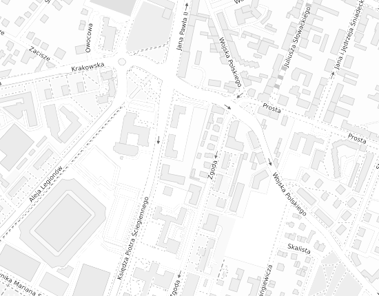 Mapa z adresem organizacji