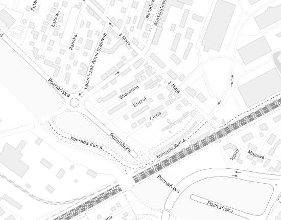 Mapa z adresem organizacji