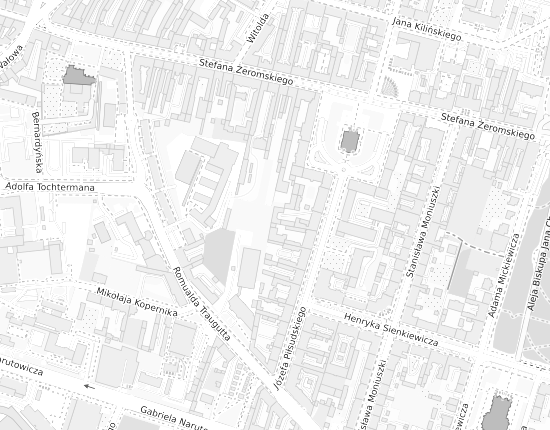 Mapa z adresem organizacji