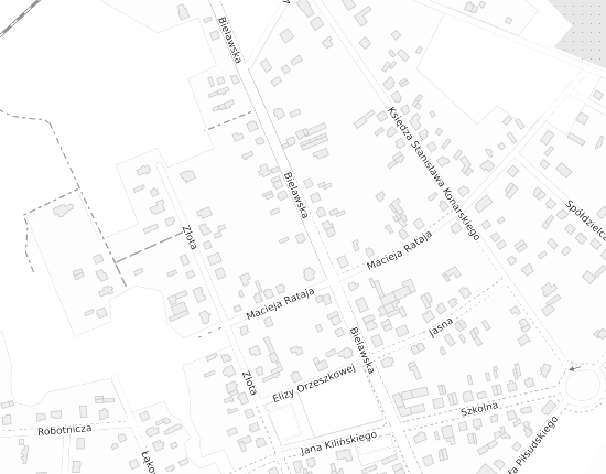 Mapa z adresem organizacji