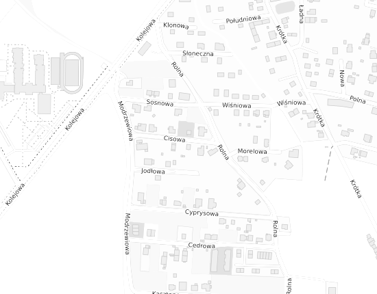 Mapa z adresem organizacji