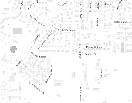 Mapa z adresem organizacji