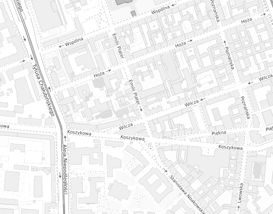 Mapa z adresem organizacji