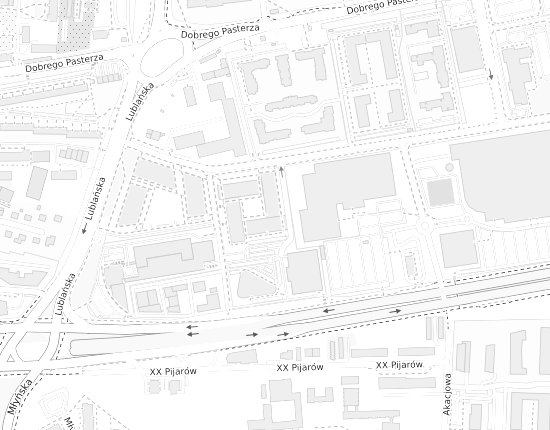 Mapa z adresem organizacji