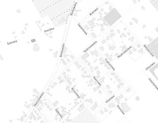 Mapa z adresem organizacji