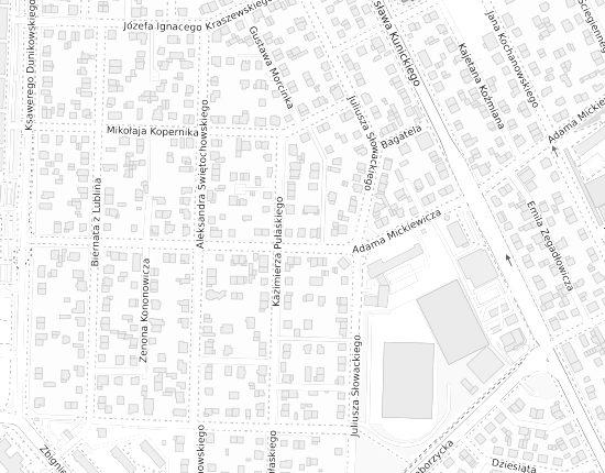 Mapa z adresem organizacji