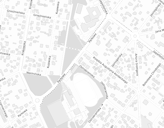 Mapa z adresem organizacji