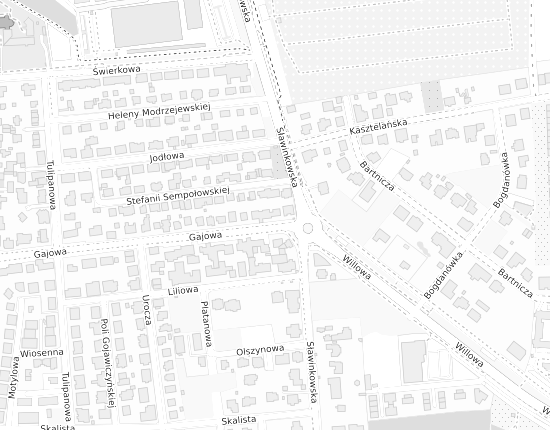 Mapa z adresem organizacji