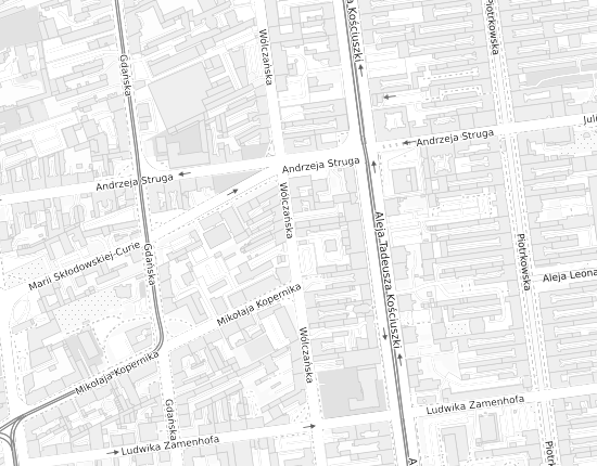 Mapa z adresem organizacji