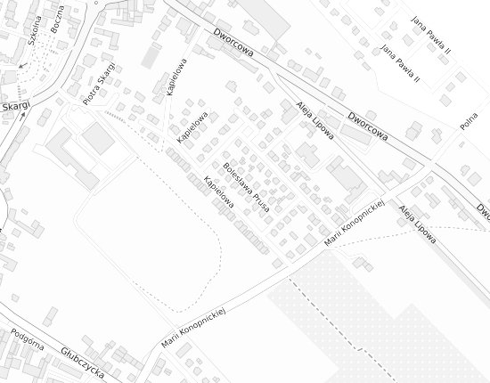 Mapa z adresem organizacji