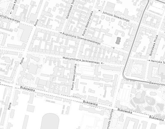 Mapa z adresem organizacji
