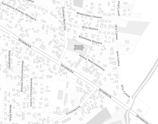 Mapa z adresem organizacji