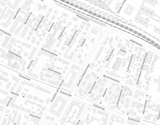 Mapa z adresem organizacji