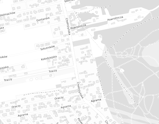 Mapa z adresem organizacji