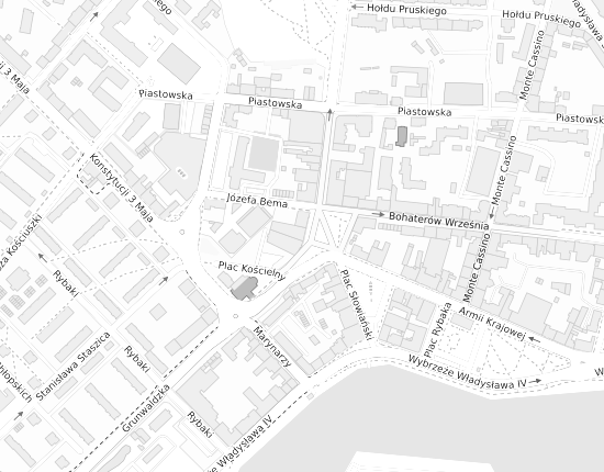 Mapa z adresem organizacji