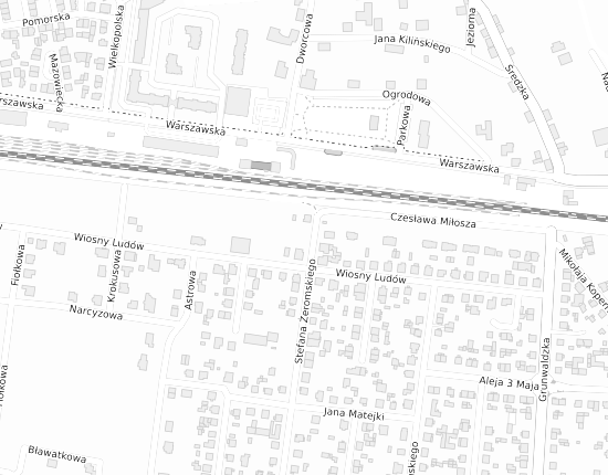 Mapa z adresem organizacji