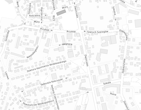 Mapa z adresem organizacji